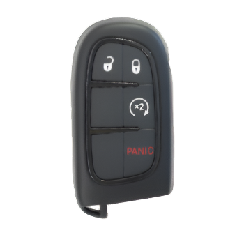 OEM Ram 56046956AD 4-Button Key Fob - Remanufactured, Unlocked, Ready To Program