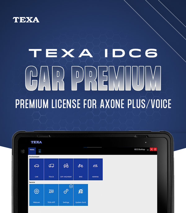 TEXA IDC6 Car 1 YR Premium License for AXONE Plus/ Voice – AE