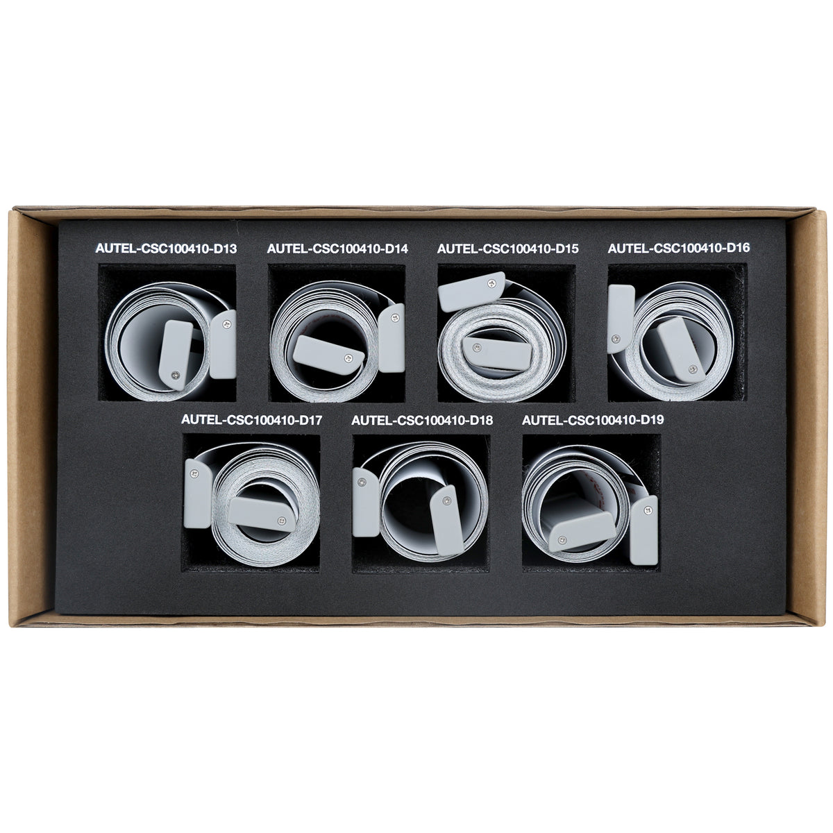 Set of automotive diagnostic ADAS mats in a box with visible branding.