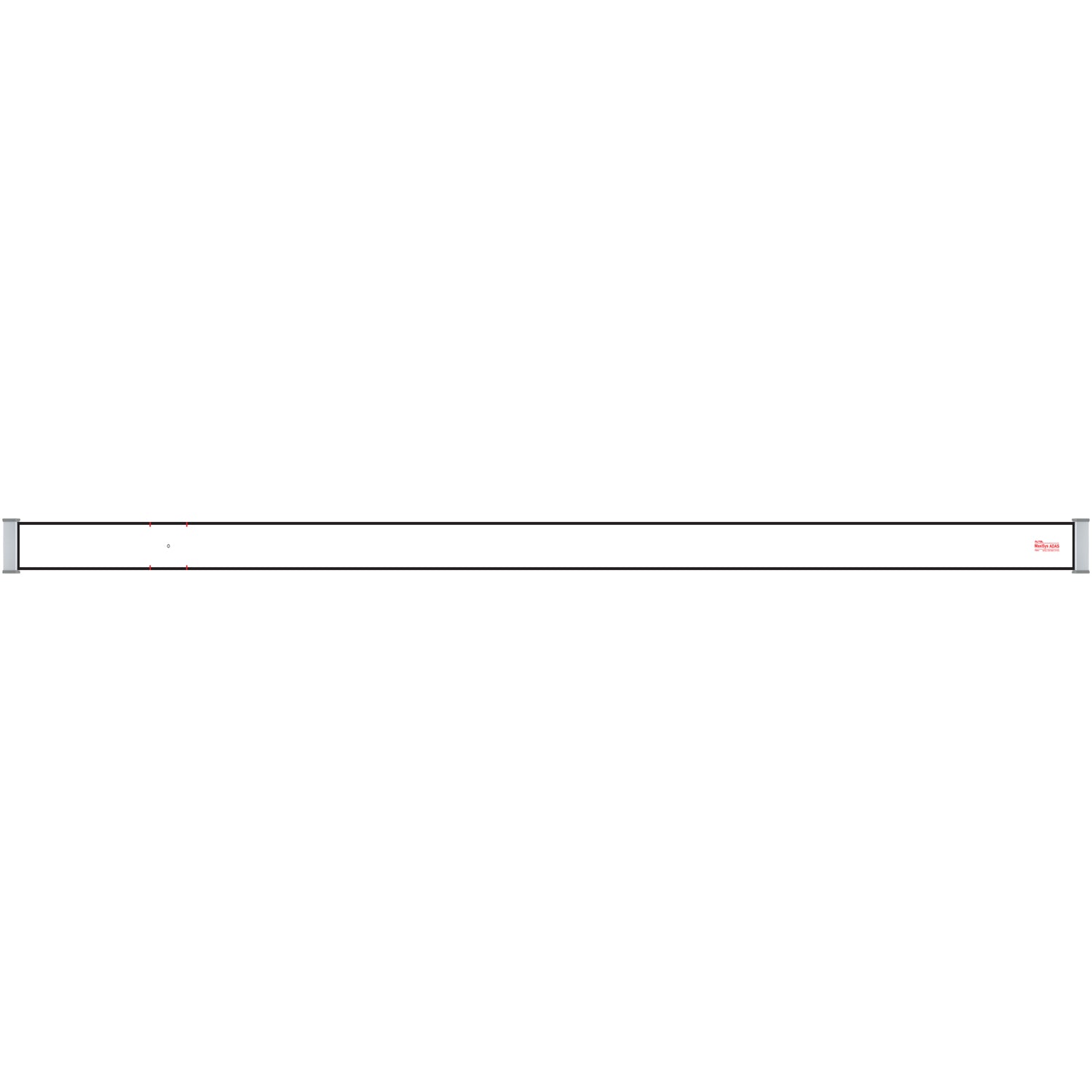 White background with a thin black line