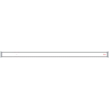 White background with a thin black line
