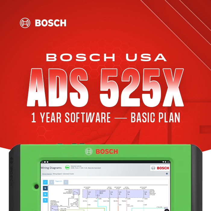 BOSCH ADS 525X 1 Year Software Subscription-Basic Plan