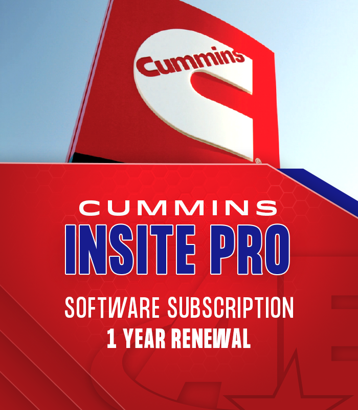 Cummins Insite Pro Software- 1 Year – AE Tools & Computers