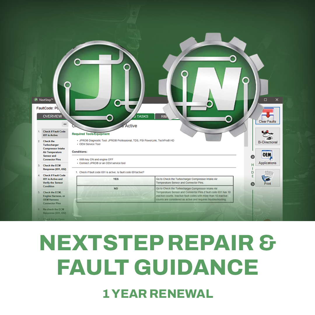 JPRO Nextstep, diagnostics and repair software image.