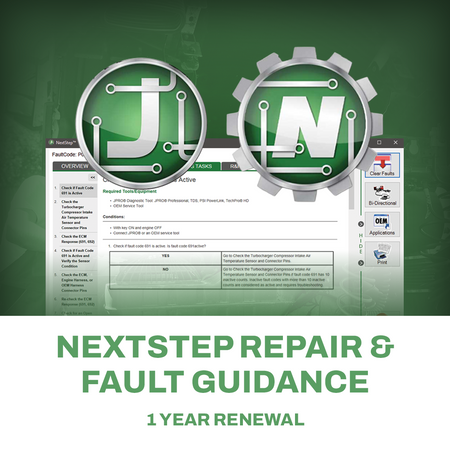 JPRO Nextstep, diagnostics and repair software image.