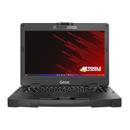 S410 laptop facing forward with AE Tools logo.