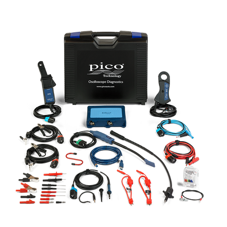 Pico 4225A diagnostic kit fully laid out.