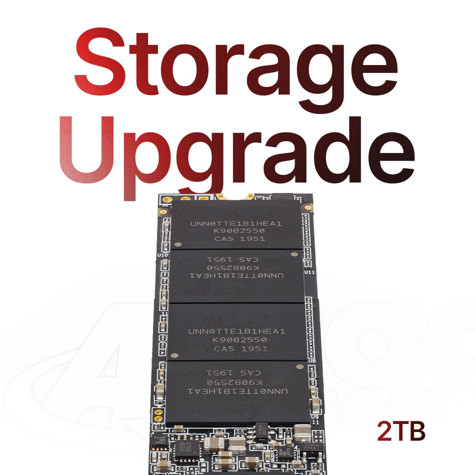 AET Storage for our industry-specialized laptops, 2 TB SSD configuration.